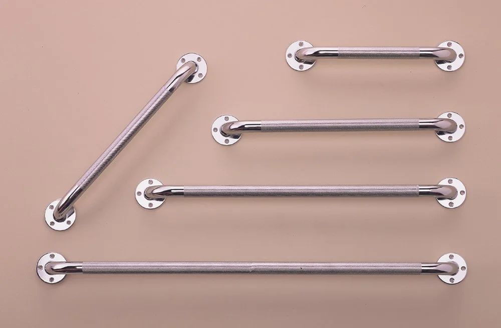 Stainless steel grab bars