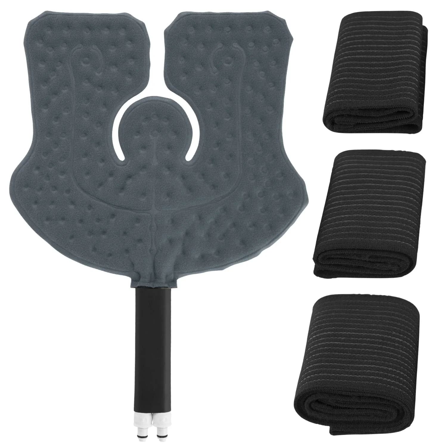 Cold therapy pad with straps
